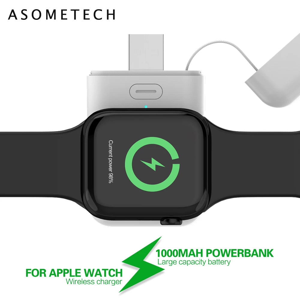 Pocket size Apple Watch Powerbank 1000mah 